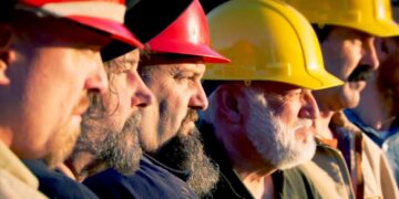 Gold Rush mining operation real footage